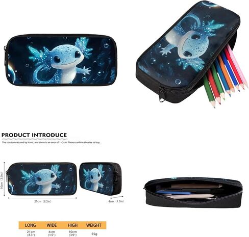 حقيبة ظهر Gomomeblomy Gomomeblomy Axolotl للفتيات 6-8 8-10 حقيبة ظهر Kawaii Girls مع صندوق الغداء سعة كبيرة 4 PCS School Bookbag مجموعة للأطفال الابتدائية روضة الأطفال. in Kuwait