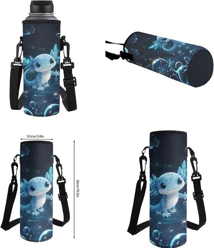 حقيبة ظهر Gomomeblomy Gomomeblomy Axolotl للفتيات 6-8 8-10 حقيبة ظهر Kawaii Girls مع صندوق الغداء سعة كبيرة 4 PCS School Bookbag مجموعة للأطفال الابتدائية روضة الأطفال. in Kuwait