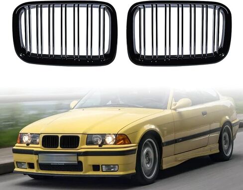Astra Depot Compatible with 1997-1999 BMW E36 3-series 318 320 323 328 Facelift Front Kidney Grille Grill Left Right in Saudi Arabia