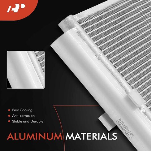 A-Premium Air Conditioning A/C Condenser Compatible with Kia Soul 2017 2018 2019 1.6L 2.0L, Replace# 97606B2800 in Saudi Arabia