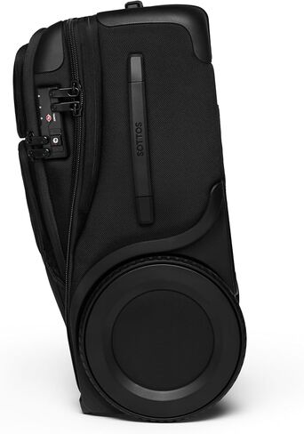 Roll Model™ 2-Wheeled, All-Terrain, Carry-On Luggage (Black) in Saudi Arabia