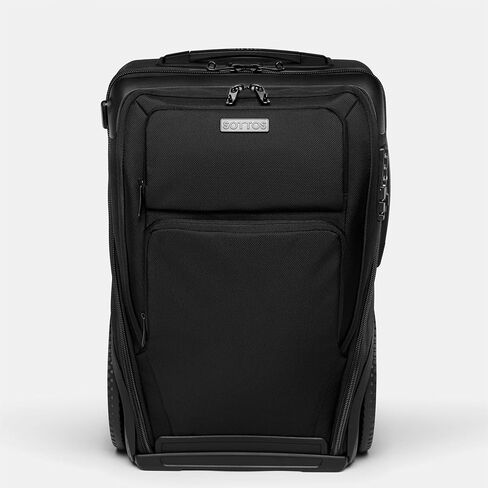 Roll Model™ 2-Wheeled, All-Terrain, Carry-On Luggage (Black) in Saudi Arabia
