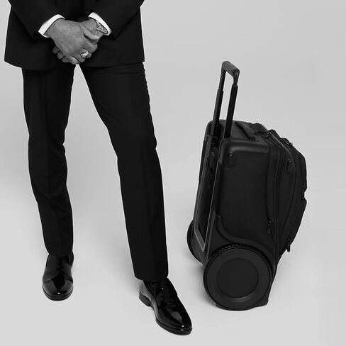 Roll Model™ 2-Wheeled, All-Terrain, Carry-On Luggage (Black) in Saudi Arabia