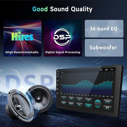 8 CORE 8G+128G ستيريو سيارة أندرويد لهوندا فيت 2008-2013 مع Carplay لاسلكي 10.1 بوصة تعمل باللمس بلوتوث 5.0 راديو السيارة مع نظام تحديد المواقع العالمي للملاحة، واي فاي، أندرويد أوتو، DSP، راديو AM/FM/RDS، كاميرا احتياطية in Saudi Arabia