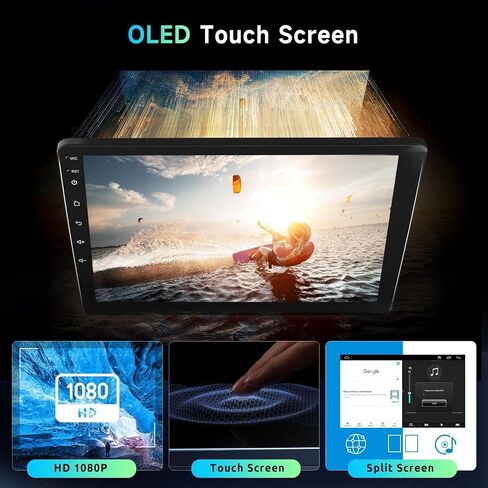 8 CORE 8G+128G ستيريو سيارة أندرويد لهوندا فيت 2008-2013 مع Carplay لاسلكي 10.1 بوصة تعمل باللمس بلوتوث 5.0 راديو السيارة مع نظام تحديد المواقع العالمي للملاحة، واي فاي، أندرويد أوتو، DSP، راديو AM/FM/RDS، كاميرا احتياطية in Saudi Arabia