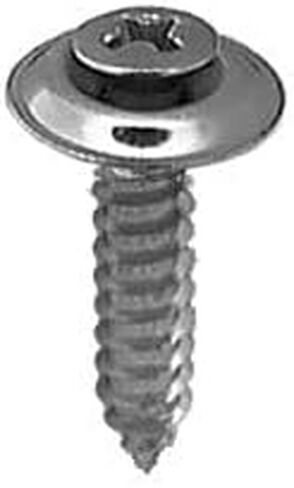 Auveco # 2751 8 X 3/4" Phillips Oval Head SEMS Tapping Screw Countersunk Chrome. Qty 100. in Saudi Arabia