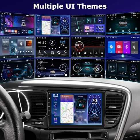 [4+64G] Car Radio for KIA Optima K5 2013 2014 2015-9 inch IPS 1280 * 720P Touchscreen EQ Audio - Wireless Carplay and Android Auto, AI DSP, Customize Homepage, Multi UI, SWC + AHD Backup Camera in Saudi Arabia