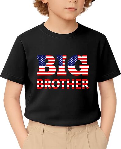 Flafens 4th of July Shirts for Boys - Independence Day Boys 4th of July Shirt Kids Patriotic USA American Flag T-Shirt in Saudi Arabia