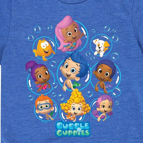HYBRID APPAREL - Bubble Guppies - Bubble Grid - Toddler and Youth Short Sleeve Graphic T-Shirt in Saudi Arabia
