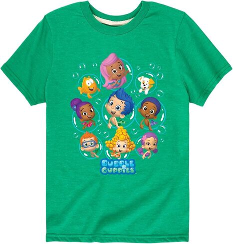 HYBRID APPAREL - Bubble Guppies - Bubble Grid - Toddler and Youth Short Sleeve Graphic T-Shirt in Saudi Arabia