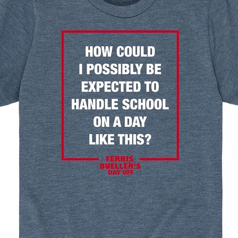 HYBRID APPAREL - Ferris Bueller's Day Off - Bueller Bueller Bueller - Toddler and Youth Short Sleeve Graphic T-Shirt in Saudi Arabia