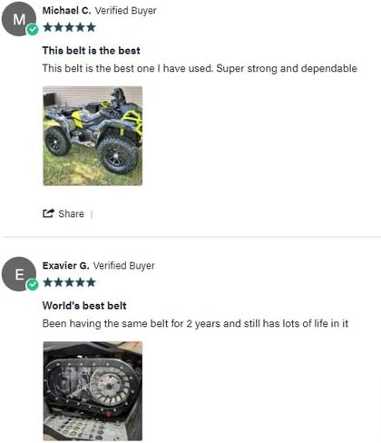 Superatv.com حزام محرك لـ Can-Am Maverick X3 ، و Can-Am Defender HD8 & HD10 ، و Can-Am Maverick Sport 2021+ ، و Can-Am Commander in Kuwait