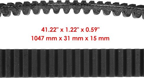 Caltric Drive Belt Compatible with Polaris Ranger Crew 700 Efi 4X4 2008-2009 in Saudi Arabia