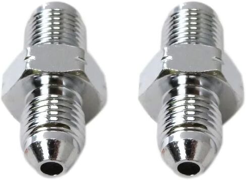 2pcs 3 ذكور إلى M10x1.0 محول مكابح مكابح من الفولاذ المقاوم للصدأ in Saudi Arabia