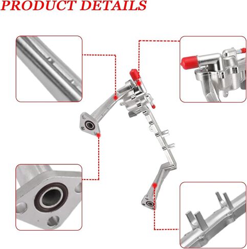 Upgraded Aluminum Coolant Water Pipe System Kit for Land Rover Range Rover Sport LR4 2010-2021, for Jaguar XF XJ XE 3.0L V6, Replaces LR109401 LR092992 LR090630 LR049990 in Saudi Arabia