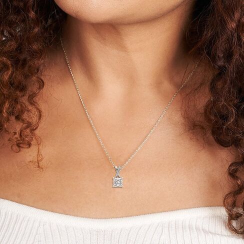 الماس الودية 0.75 قيراط - 6 قيراط IGI مختبر معتمد الماس الماس | Lou Slider Lab Diamond Necklace في 14K أو 18K أبيض أو أصفر أو وردي الذهب | جودة FG-VS1-VS2 in Saudi Arabia