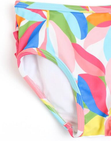 RuffleButts Cayenne Pop Stripe Waterfall Tankini - 10 in Saudi Arabia