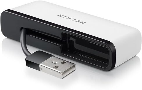Belkin Travel 4-Port USB 2.0 Hub with Built-In Cable Management (White) in Saudi Arabia