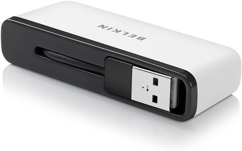 Belkin Travel 4-Port USB 2.0 Hub with Built-In Cable Management (White) in Saudi Arabia