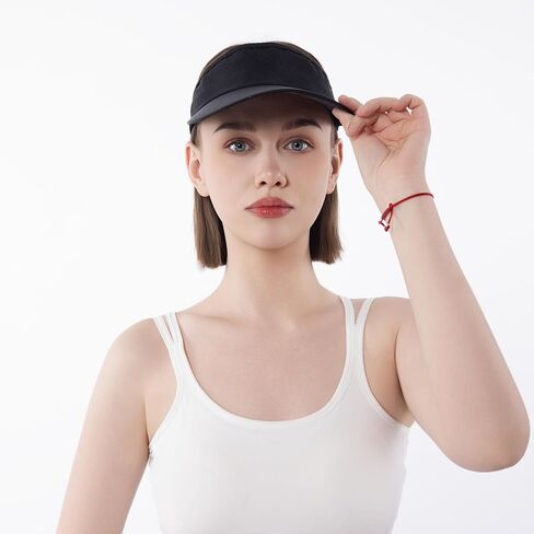 Sports Sun Visor Hats Women's Athletic Mesh Visor قبعة بيسبول قابلة للتعديل in Kuwait