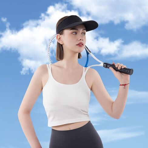 Sports Sun Visor Hats Women's Athletic Mesh Visor قبعة بيسبول قابلة للتعديل in Kuwait