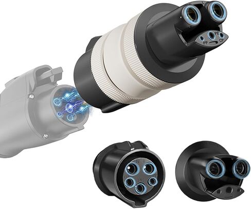 Tesla to J1772 Charger Adapter, 32 Amp / 220V, Compatible with Tesla Connector, NACS Converter for J1772 Electric Vehicles Charging in Saudi Arabia