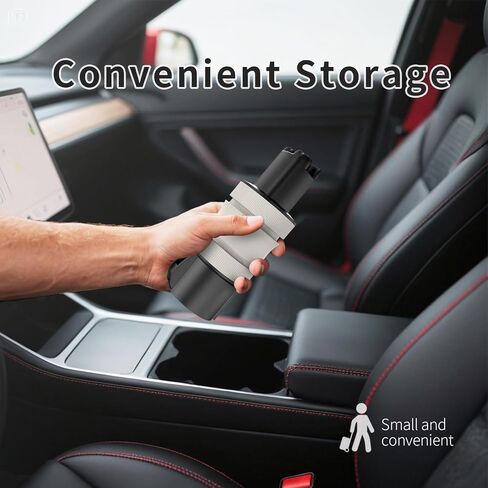 Tesla to J1772 Charger Adapter, 32 Amp / 220V, Compatible with Tesla Connector, NACS Converter for J1772 Electric Vehicles Charging in Saudi Arabia