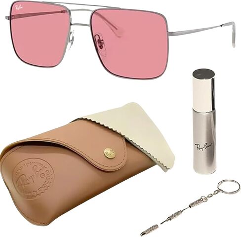 Ray-Ban RB3758 ARI Bio Square Square Shouldsists مع حزمة مجموعة النظارات الرسمية in Saudi Arabia
