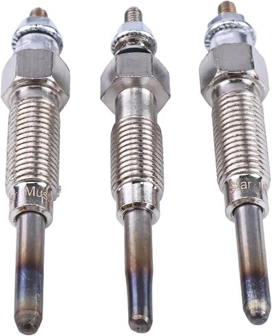 3x MM432148 Glow Plugs Compatible With Mitsubishi Engine L2E L3E Tractor MT14 MT15 MT16 MM43214802 MM43214803 MM43214801 in Saudi Arabia