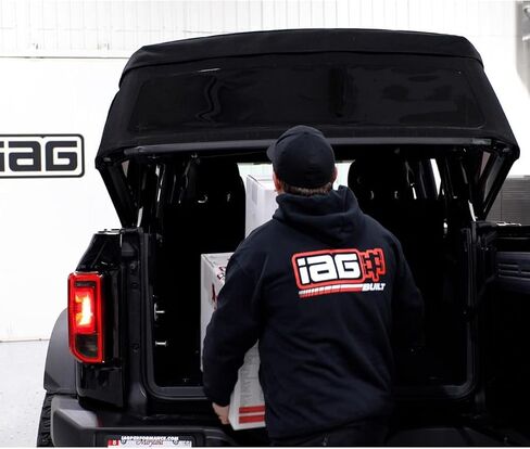 IAG V2 EZ-LIFT SOFT TOP STRUT START FOR FORD BRONCO 2023+ 4 DOOR W/OEM SOFT TOP ، مصنوع في الولايات المتحدة الأمريكية in Kuwait