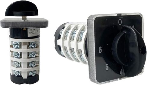 Electric HZ5B-20/4 Control Switch 4 Knots 20A 0-6 Position Universal Changeover Rotary cam Switch interruptor in Saudi Arabia