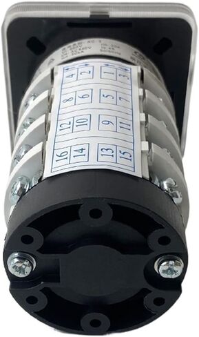 Electric HZ5B-20/4 Control Switch 4 Knots 20A 0-6 Position Universal Changeover Rotary cam Switch interruptor in Saudi Arabia