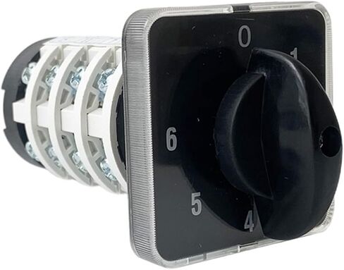 Electric HZ5B-20/4 Control Switch 4 Knots 20A 0-6 Position Universal Changeover Rotary cam Switch interruptor in Saudi Arabia