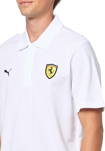 PUMA Men's Standard Scuderia Ferrari Race Polo, Black-SS24 in Saudi Arabia