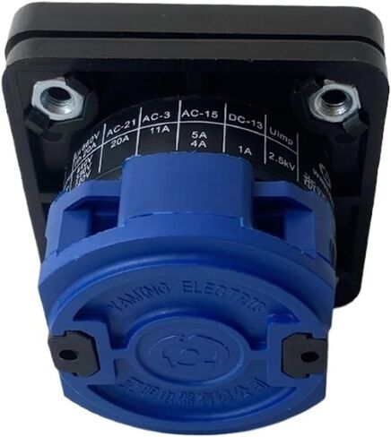LW26-20 Rotary Switch knob 2 Position 0-1 ON-Off Changeover cam Switch Ui 690V Ith 20A 1 Pole 4 terminals in Saudi Arabia