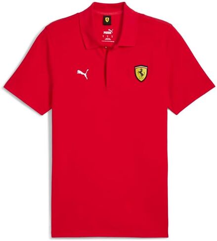 PUMA Men's Standard Scuderia Ferrari Race Polo, Black-SS24 in Saudi Arabia