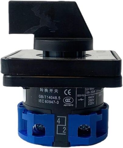 2-Speed Rotary Switch LW26-20/1 one-on-one-Off Universal Conversion Switch Combination Power Cutoff 20A 690V in Saudi Arabia