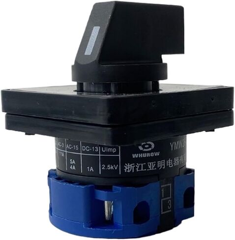 LW26-20 Rotary Switch knob 2 Position 0-1 ON-Off Changeover cam Switch Ui 690V Ith 20A 1 Pole 4 terminals in Saudi Arabia