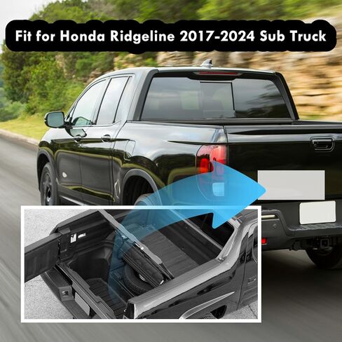 Sub Truck Mat Fit for Honda Ridgeline 2017 2018 2019 2020-2022 2023 2024 Rear Bed Lower Mat TPE Bed Liner TPE All Weather Accessories in Saudi Arabia
