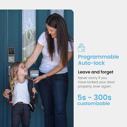 Lockly Secure Plus Smart Deadbolt Bluetooth Digital Door Lock, Fingerprint Scanner, Touchscreen Keypad, App Control, Auto Lock, Keyless Entry Door Lock in Saudi Arabia
