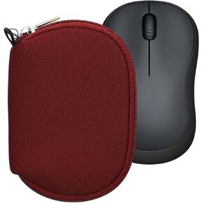 حافظة kwmobile من النيوبرين متوافقة مع Logitech M220 SILENT / M235 / M185 - حافظة للماوس الناعم - أسود in Saudi Arabia
