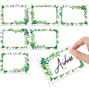 240 Pcs Halloween Name Tags for Kids Halloween Classroom Border Name Tag Gift Labels Clothing Labels Skull Witch Hat Spider Gift Stickers for Holiday Party Office Home, 3.5 x 2.4 in in Kuwait