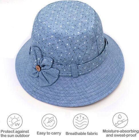 Women Cloche Bucket Hat Vintage Fedora Bowler Hats in Kuwait