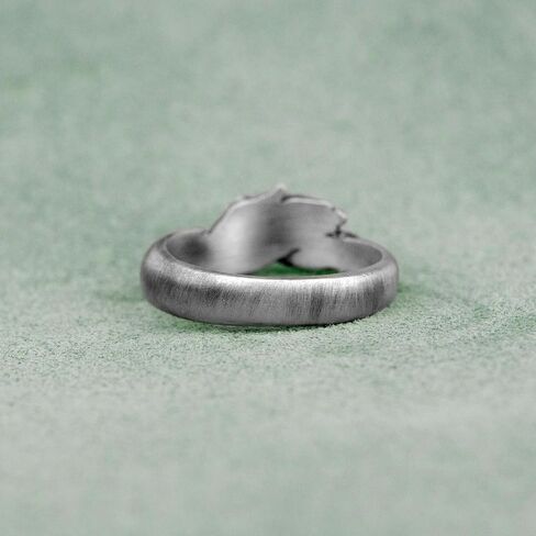 عناق يدي خاتم لطيف ، عانق عاشق الأصابع الخاتم الفضي ، معانقة فرقة الزفاف الفضية الحب ، هدية لصديقة ، هدية للزوجة in Kuwait