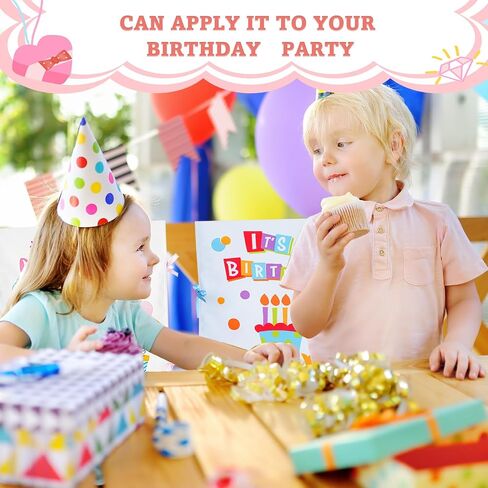 Birthday Chair cover-2-Piece Set with Ribbon &Birthday Chair Cover for Classroom-Machine Washable Reusable-Perfect for Birthday Party &School in Saudi Arabia