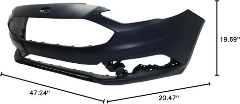Primered Front Bumper Cover Replacement for 2017-2018 Fusion in Saudi Arabia
