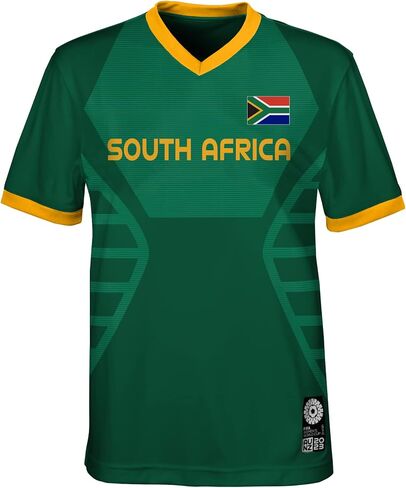 Outerstuff Youth & Kids FIFA World Cup Fan Top, Norway, Multicolor, Youth X-Large-20 in Saudi Arabia