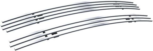 APS متوافق مع Chevy Blazer 1998-2005 و 98-04 S-10 Criss Cross Main Appert Stains Stains SS Billet Grille Grille Insert C65705a in Kuwait