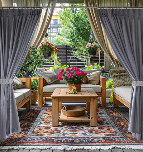 2pcs رمادي مزرعة الستار Tiebacks ، Boho Farmhouse Rustic Holdbacks قابلة للتعديل ، ديكور نافذة داخلية خفيفة الوزن ، رمادي in Kuwait
