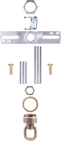 Canomo Light Fixture Cross Bar Kit, Lighting Screw Collar Loop Kit Canopy Handware Set(Antique Bronze) in Kuwait